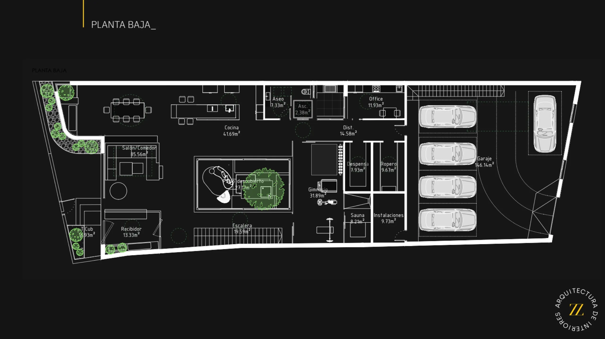 Orihuela House — plano de planta 1